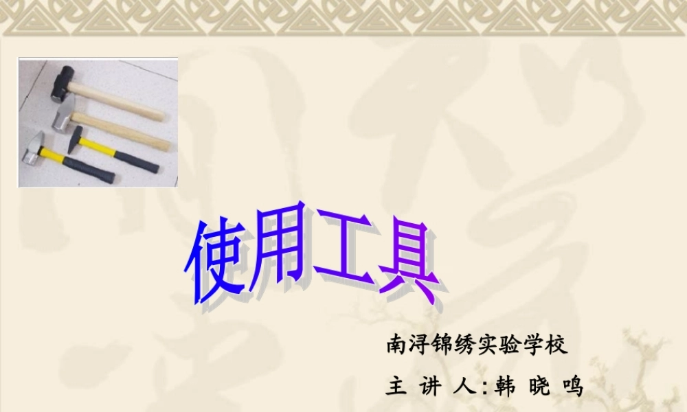 教科小学科学六上《1.1、使用工具》PPT课件(8)【加微信公众号 jiaoxuewuyou 九折优惠 qq 1119139686】.ppt