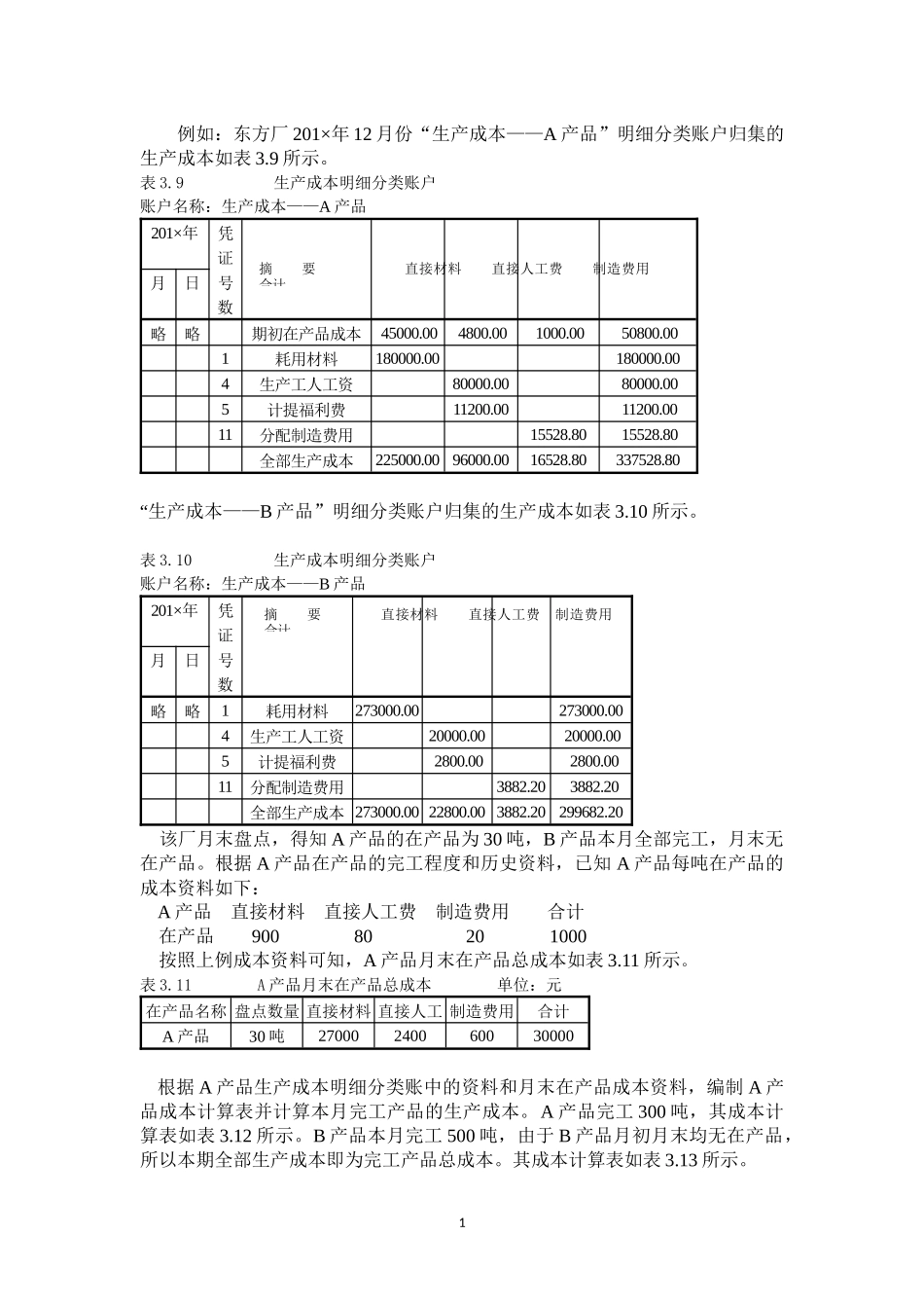 第三章第三节3结转完工产品生产成本.docx_第1页