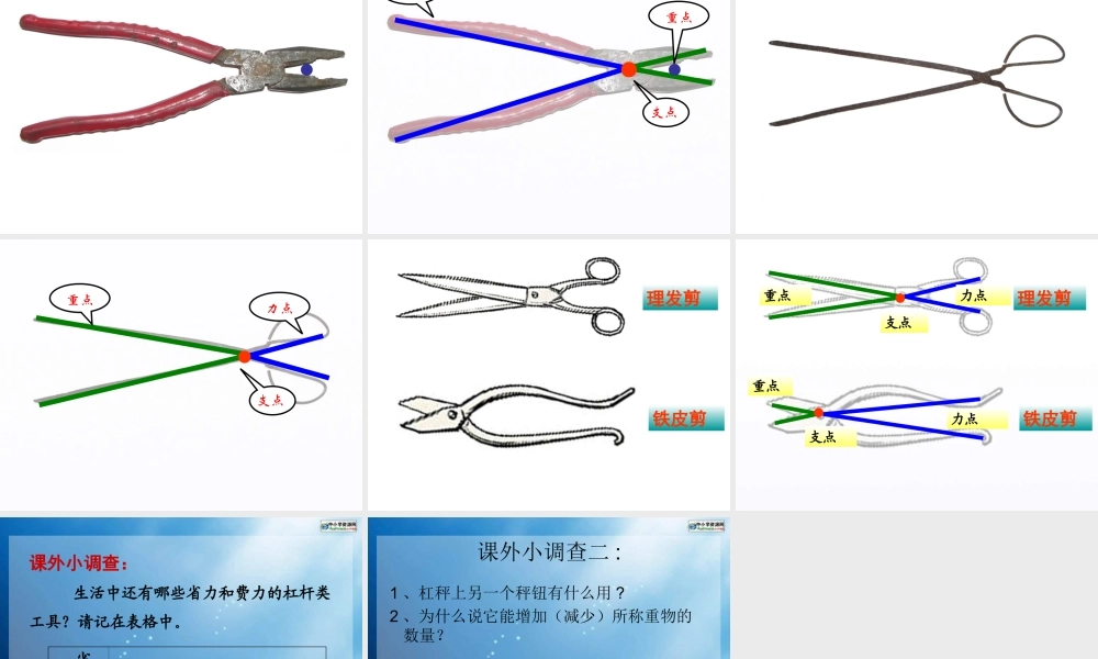 教科小学科学六上《1.3、杠杆类工具的研究》PPT课件(4)【加微信公众号 jiaoxuewuyou 九折优惠 qq 1119139686】.ppt