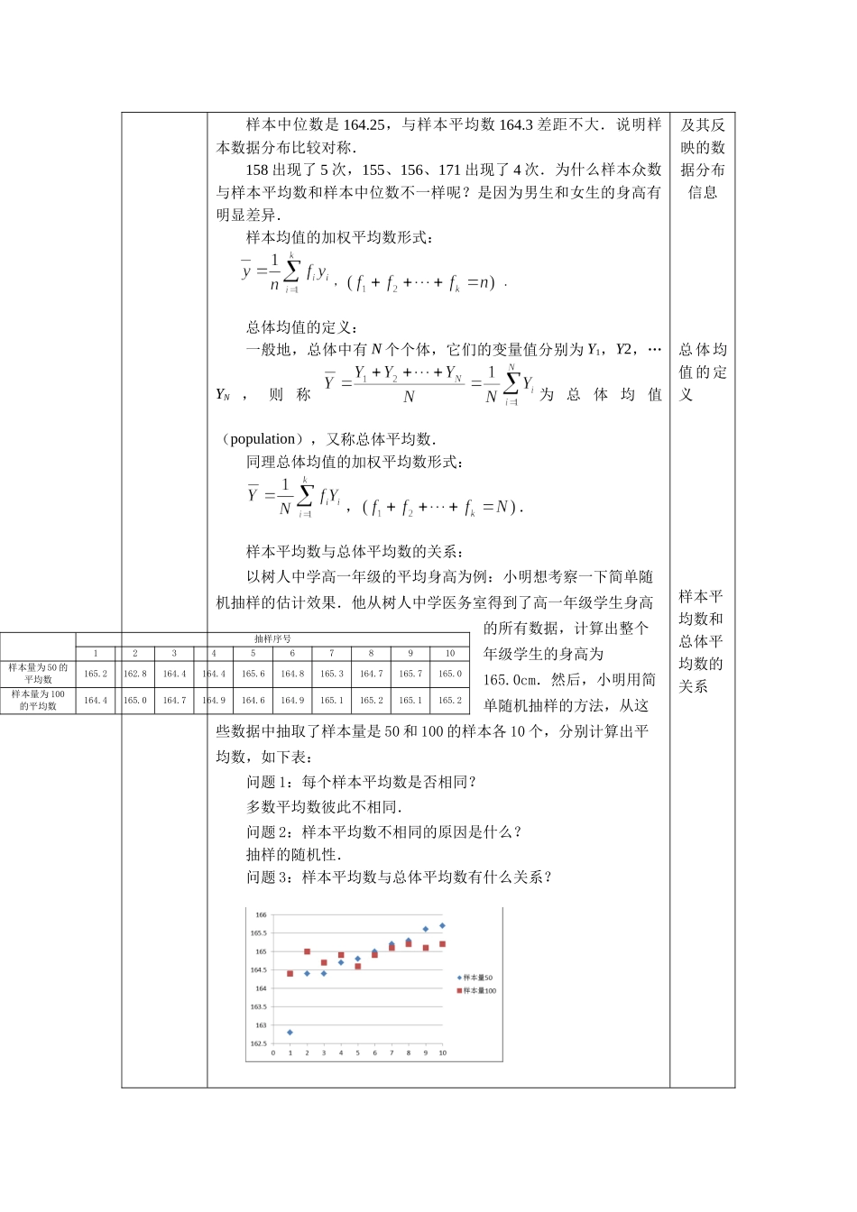 0618高一数学（人教A版）用样本均值估计总体均值1教案【公众号dc008免费分享】.docx_第3页