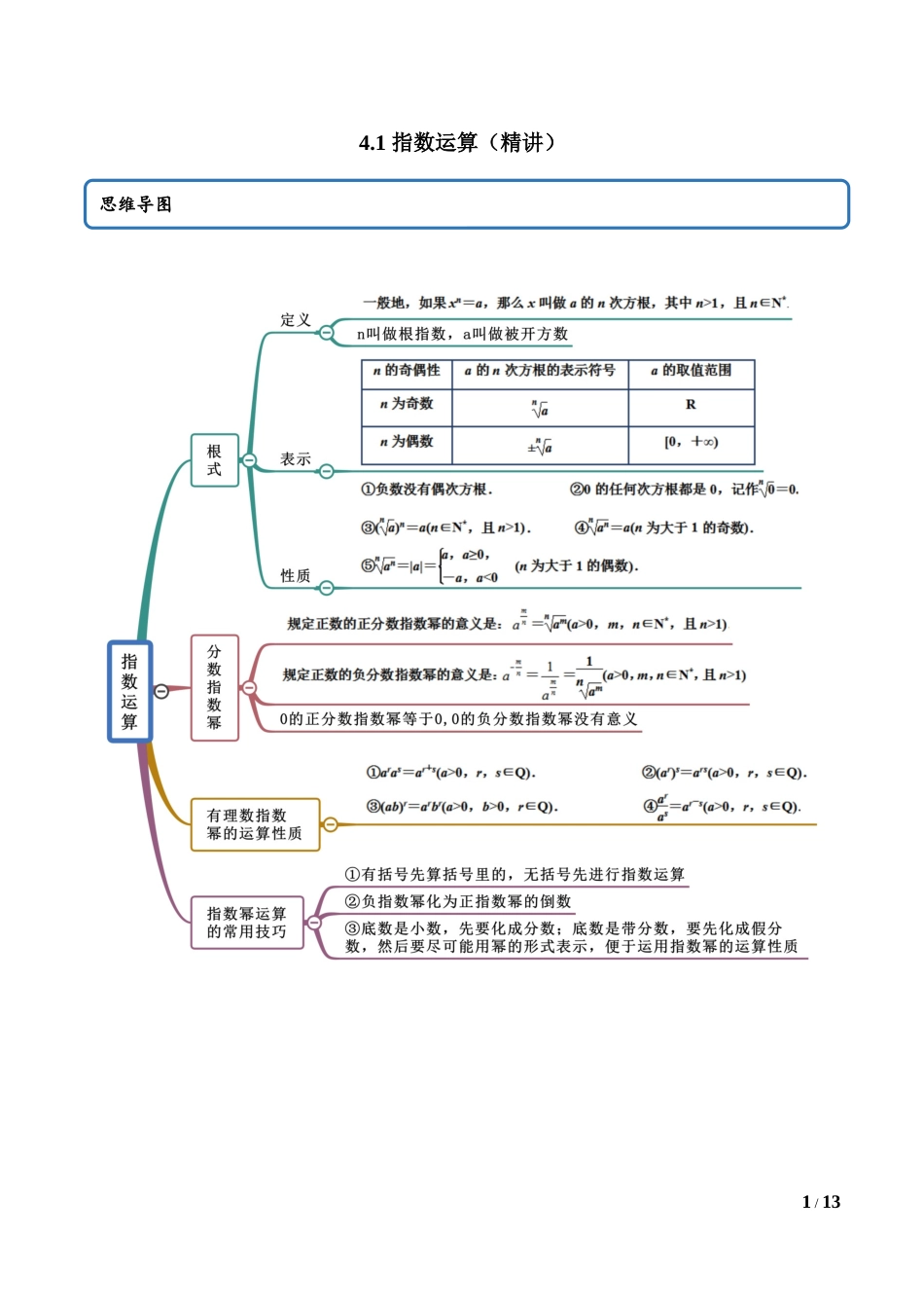 4.1 指数运算（教师版）.docx_第1页