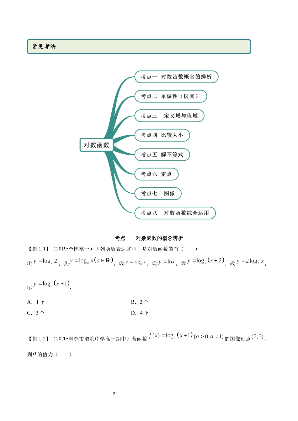 4.4 对数函数（学生版）.docx_第2页