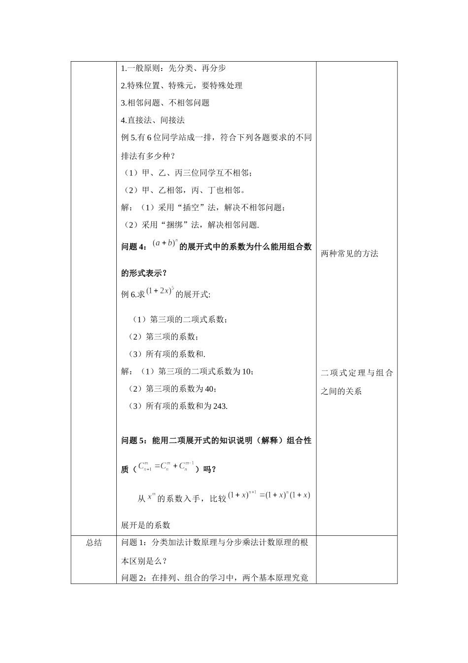 0610高二数学（选修-人教B版）-计数原理全章总结-1教案.docx_第3页