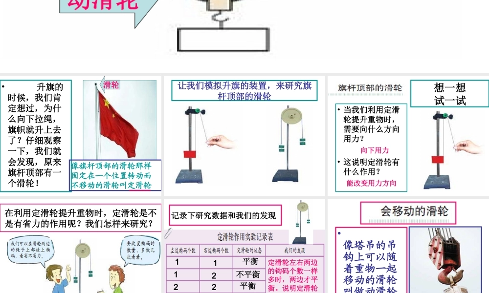 教科小学科学六上《1.5、定滑轮和动滑轮》PPT课件(5)【加微信公众号 jiaoxuewuyou 九折优惠 qq 1119139686】.ppt
