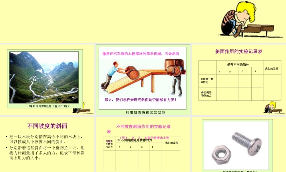 教科小学科学六上《1.7、斜面的作用》PPT课件(6)【加微信公众号 jiaoxuewuyou 九折优惠 qq 1119139686】.ppt