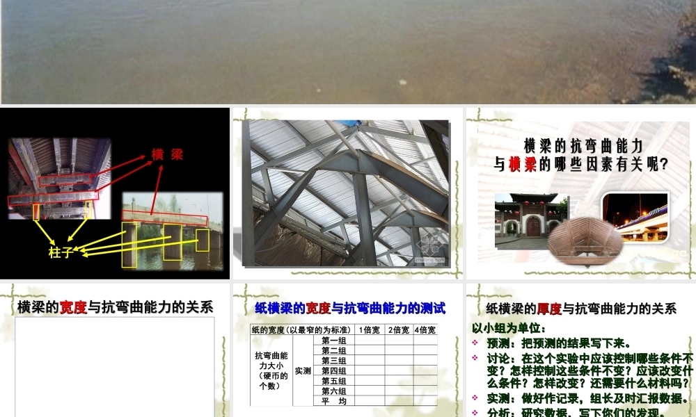 教科小学科学六上《2.1、抵抗弯曲》PPT课件(2)【加微信公众号 jiaoxuewuyou 九折优惠 qq 1119139686】.ppt