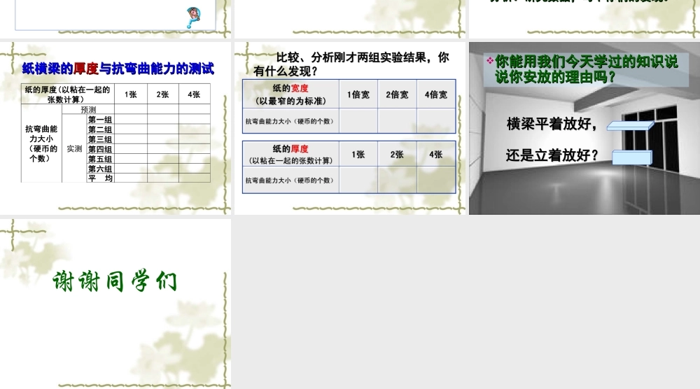 教科小学科学六上《2.1、抵抗弯曲》PPT课件(2)【加微信公众号 jiaoxuewuyou 九折优惠 qq 1119139686】.ppt