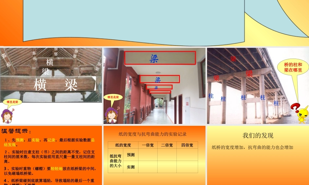 教科小学科学六上《2.1、抵抗弯曲》PPT课件(9)【加微信公众号 jiaoxuewuyou 九折优惠 qq 1119139686】.ppt