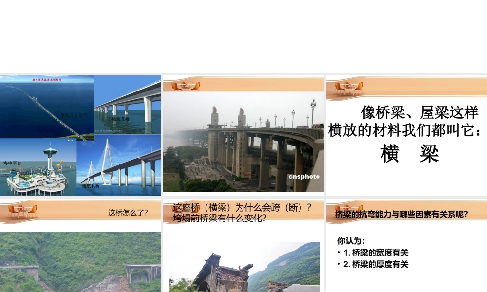 教科小学科学六上《2.1、抵抗弯曲》PPT课件(15)【加微信公众号 jiaoxuewuyou 九折优惠 qq 1119139686】.ppt