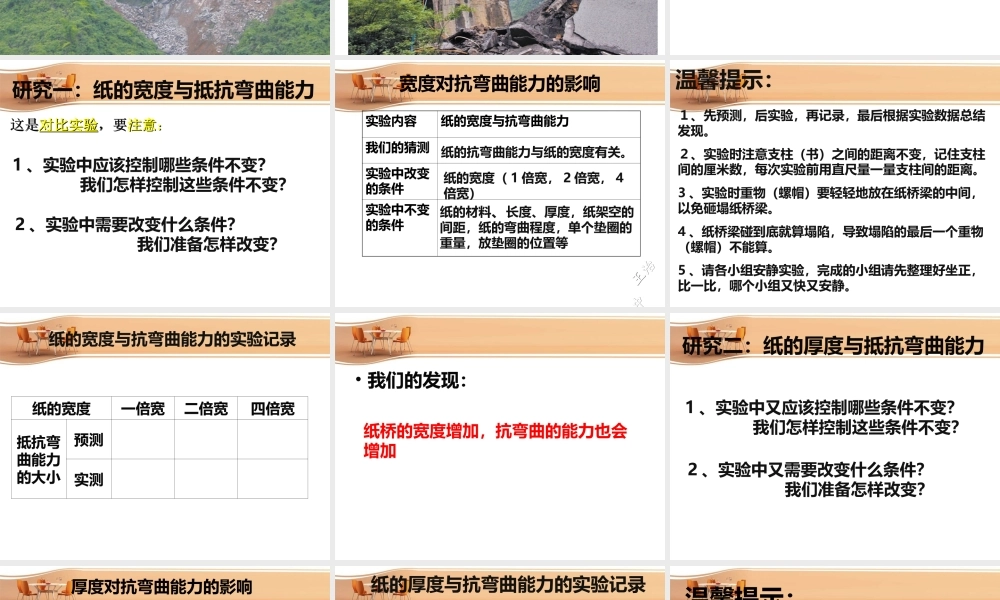 教科小学科学六上《2.1、抵抗弯曲》PPT课件(15)【加微信公众号 jiaoxuewuyou 九折优惠 qq 1119139686】.ppt