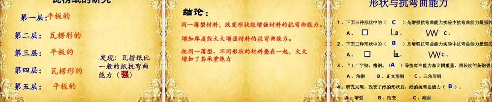 教科小学科学六上《2.2、形状与抗弯曲能力》PPT课件(4)【加微信公众号 jiaoxuewuyou 九折优惠 qq 1119139686】.ppt