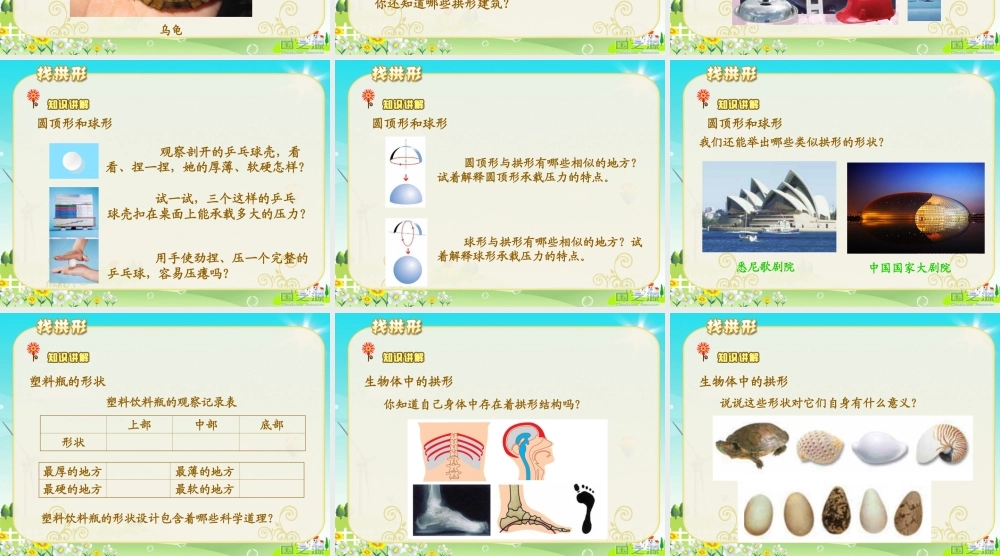 教科小学科学六上《2.4、找拱形》PPT课件(4)【加微信公众号 jiaoxuewuyou 九折优惠 qq 1119139686】.ppt