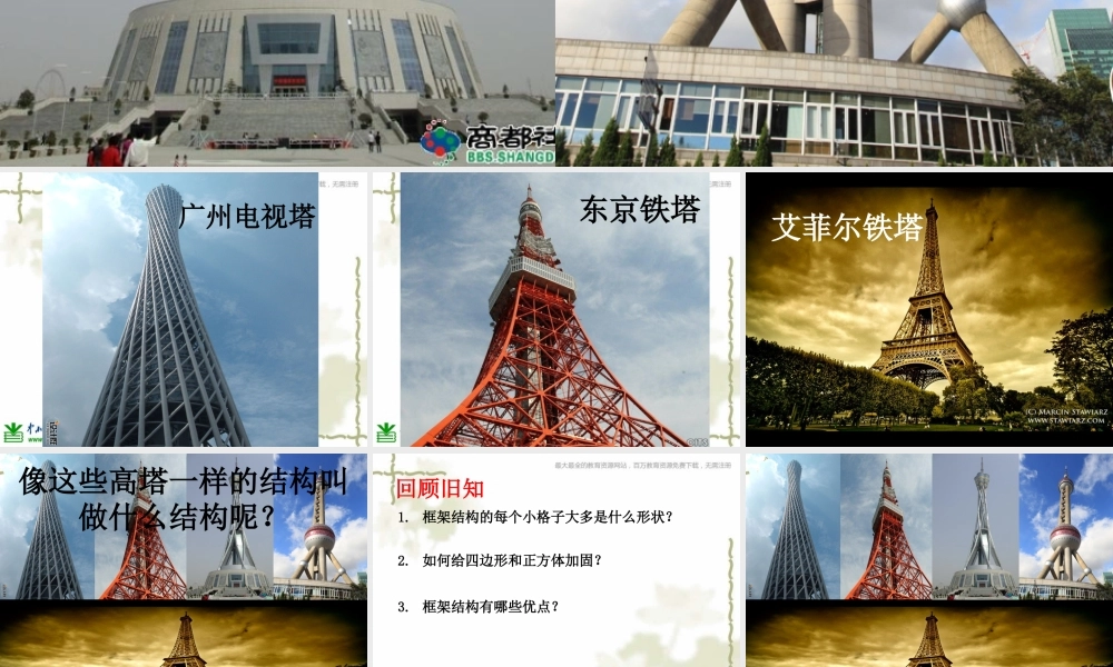 教科小学科学六上《2.6、建高塔》PPT课件(3)【加微信公众号 jiaoxuewuyou 九折优惠 qq 1119139686】.ppt