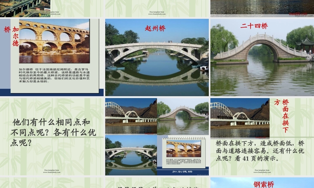 教科小学科学六上《2.7、桥的形状和结构》PPT课件(13)【加微信公众号 jiaoxuewuyou 九折优惠 qq 1119139686】.ppt