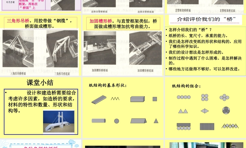 教科小学科学六上《2.8、用纸造一座“桥”》PPT课件(1)【加微信公众号 jiaoxuewuyou 九折优惠 qq 1119139686】.ppt