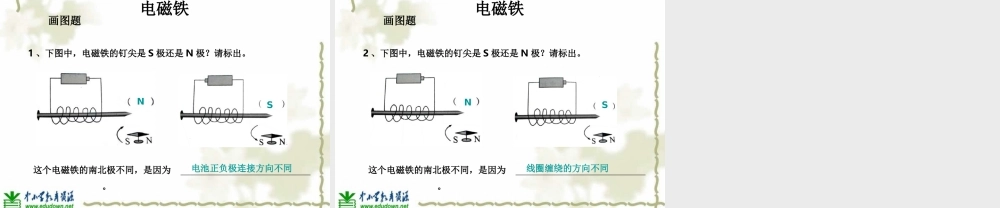 教科小学科学六上《3.2、电磁铁》PPT课件(1)【加微信公众号 jiaoxuewuyou 九折优惠 qq 1119139686】.ppt