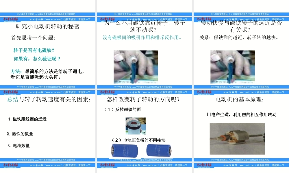 教科小学科学六上《3.5、神奇的小电动机》PPT课件(2)【加微信公众号 jiaoxuewuyou 九折优惠 qq 1119139686】.ppt