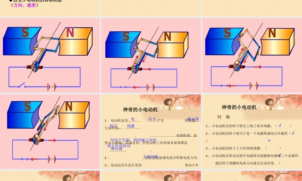 教科小学科学六上《3.5、神奇的小电动机》PPT课件(5)【加微信公众号 jiaoxuewuyou 九折优惠 qq 1119139686】.ppt