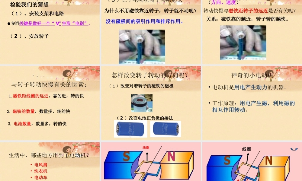 教科小学科学六上《3.5、神奇的小电动机》PPT课件(1)【加微信公众号 jiaoxuewuyou 九折优惠 qq 1119139686】.ppt