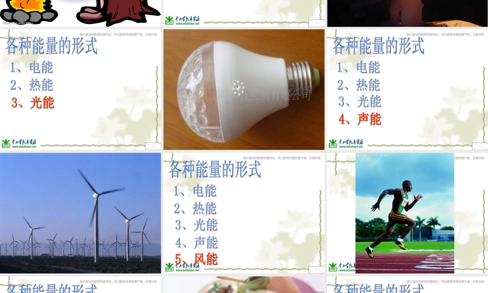 教科小学科学六上《3.6、电能和能量》PPT课件(8)【加微信公众号 jiaoxuewuyou 九折优惠 qq 1119139686】.ppt