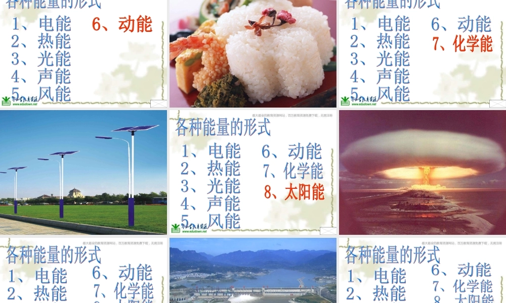 教科小学科学六上《3.6、电能和能量》PPT课件(8)【加微信公众号 jiaoxuewuyou 九折优惠 qq 1119139686】.ppt