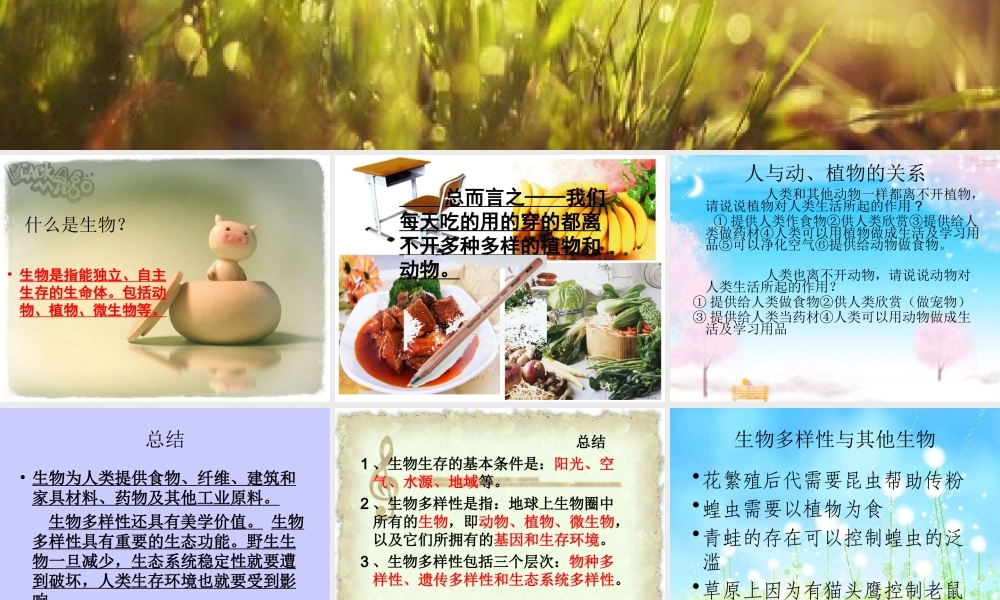 教科小学科学六上《4.8、生物多样性的意义》PPT课件(6)【加微信公众号 jiaoxuewuyou 九折优惠 qq 1119139686】.ppt