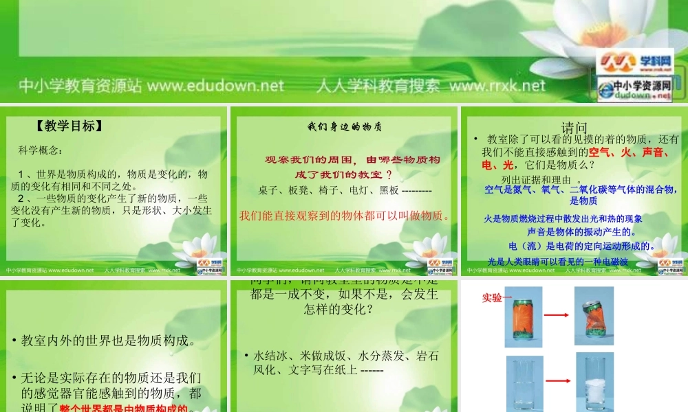 教科小学科学六下《2.1、我们身边的物质》PPT课件(2)【加微信公众号 jiaoxuewuyou 九折优惠 qq 1119139686】.ppt