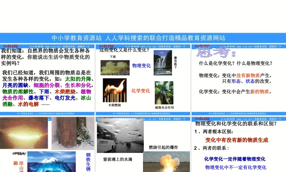 教科小学科学六下《2.8、物质变化与我们》PPT课件(2)【加微信公众号 jiaoxuewuyou 九折优惠 qq 1119139686】.ppt