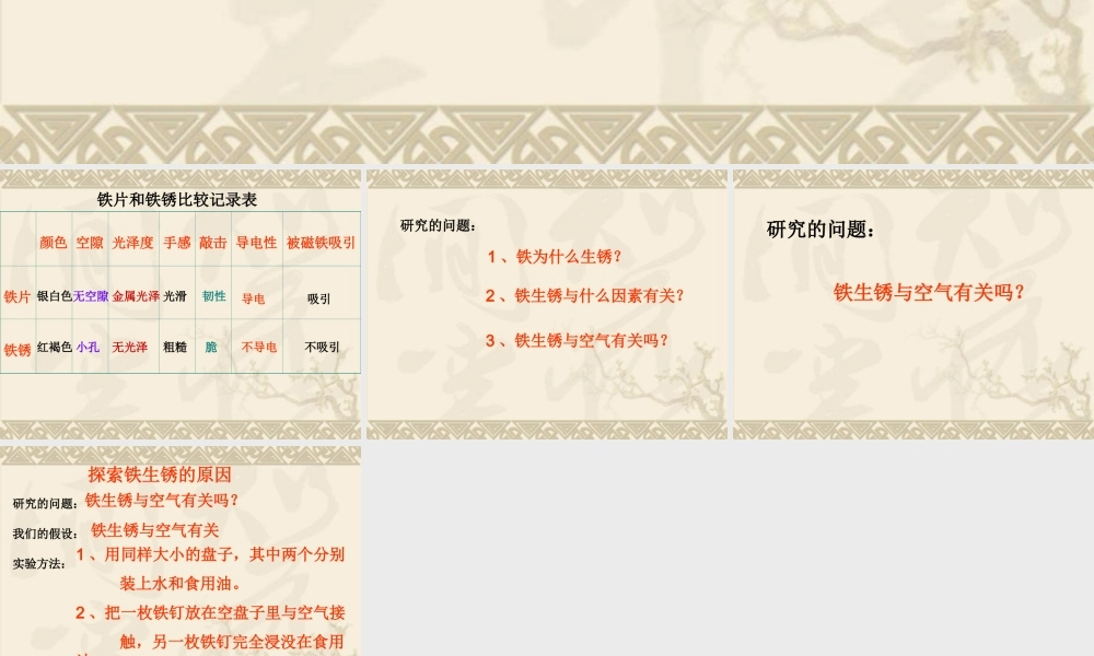 教科小学科学六下《2.5、铁生锈了》PPT课件(6)【加微信公众号 jiaoxuewuyou 九折优惠 qq 1119139686】.ppt