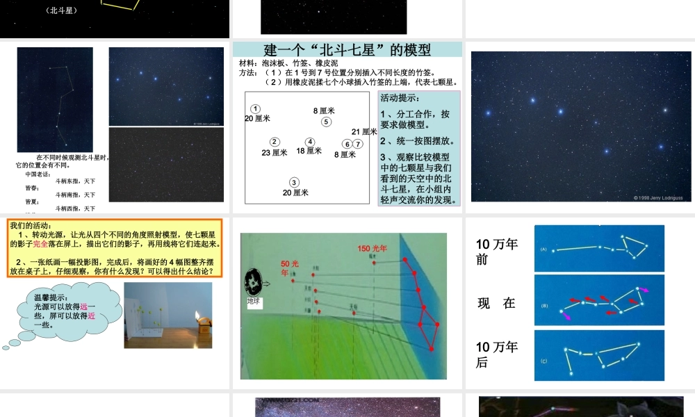 教科小学科学六下《3.6、在星空中（一）》PPT课件(3)【加微信公众号 jiaoxuewuyou 九折优惠 qq 1119139686】.ppt