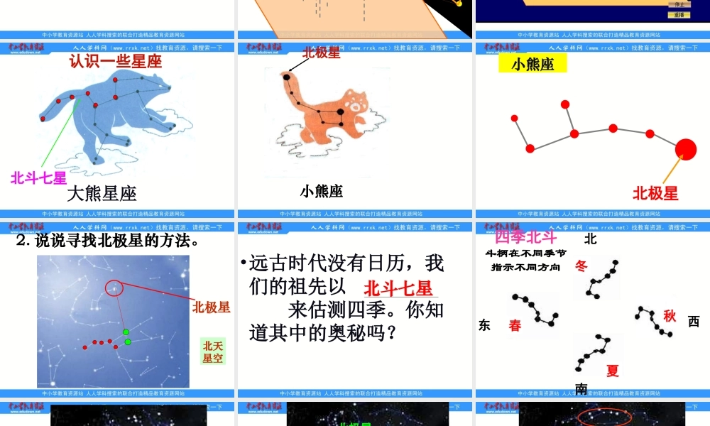 教科小学科学六下《3.7、在星空中（二）》PPT课件[加微信jiaoxue5you 九折优惠]【加微信公众号 jiaoxuewuyou 九折优惠 qq 1119139686】.ppt