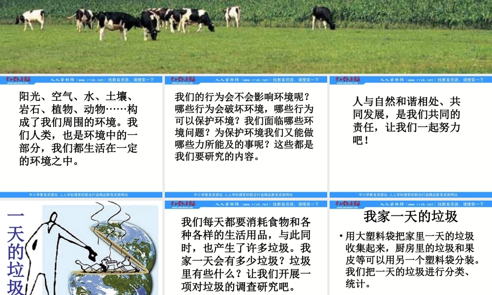 教科小学科学六下《4.1、一天的垃圾》PPT课件(2)【加微信公众号 jiaoxuewuyou 九折优惠 qq 1119139686】.ppt