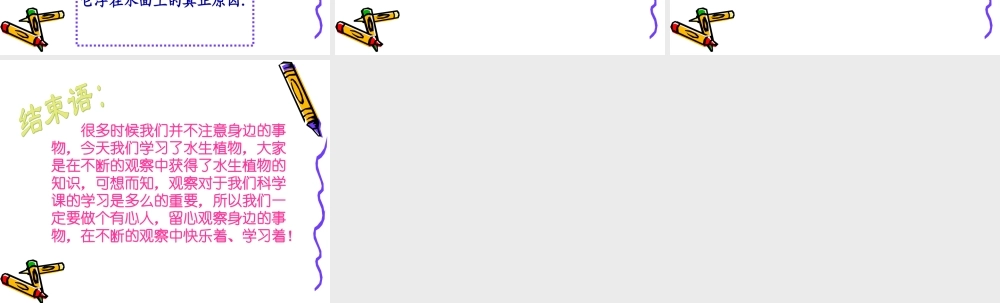 教科小学科学三上《1.4、观察水生植物》PPT课件(6)【加微信公众号 jiaoxuewuyou 九折优惠 qq 1119139686】.ppt