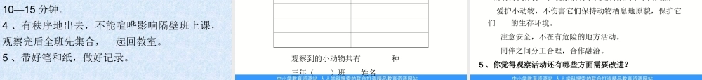 教科小学科学三上《2.1、寻访小动物》PPT课件(2)【加微信公众号 jiaoxuewuyou 九折优惠 qq 1119139686】.ppt