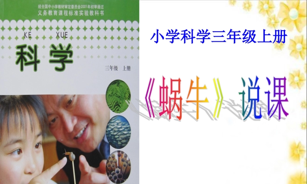 教科小学科学三上《2.2、蜗牛（一）》PPT课件(15)【加微信公众号 jiaoxuewuyou 九折优惠 qq 1119139686】.ppt