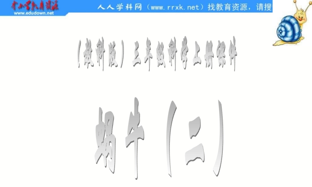 教科小学科学三上《2.3、蜗牛（二）》PPT课件(12)【加微信公众号 jiaoxuewuyou 九折优惠 qq 1119139686】.ppt