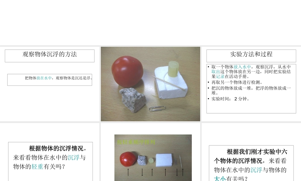 教科小学科学三上《3.5、材料在水中的沉浮》PPT课件(9)【加微信公众号 jiaoxuewuyou 九折优惠 qq 1119139686】.ppt