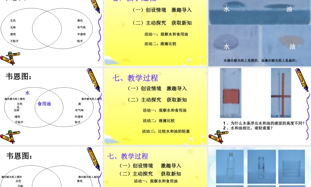 教科小学科学三上《4.2、水和食用油的比较》PPT课件(10)【加微信公众号 jiaoxuewuyou 九折优惠 qq 1119139686】.ppt