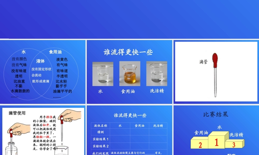 教科小学科学三上《4.3、谁流得更快一些》PPT课件(2)【加微信公众号 jiaoxuewuyou 九折优惠 qq 1119139686】.ppt