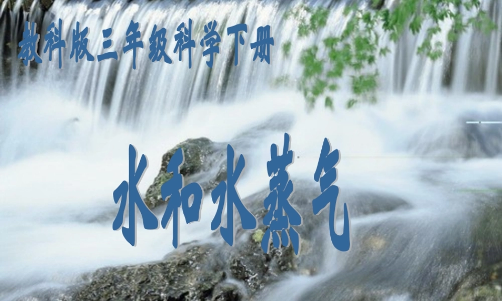 教科小学科学三下《3.6.水和水蒸气》PPT课件(2)【加微信公众号 jiaoxuewuyou 九折优惠 qq 1119139686】.ppt