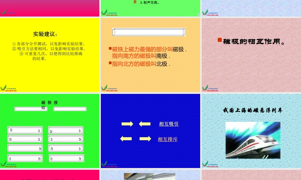 教科小学科学三下《4.3.磁铁的两极》PPT课件(3)【加微信公众号 jiaoxuewuyou 九折优惠 qq 1119139686】.ppt