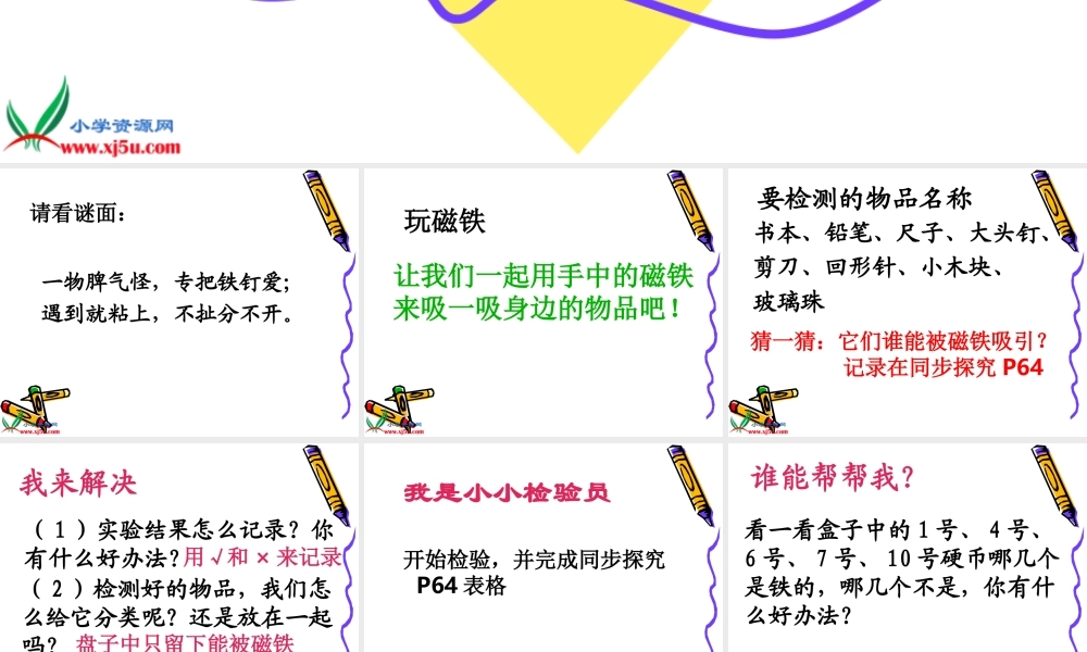 教科小学科学三下《4.2.磁铁有磁性》PPT课件【加微信公众号 jiaoxuewuyou 九折优惠 qq 1119139686】.ppt
