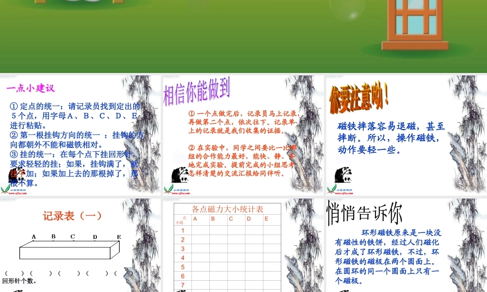 教科小学科学三下《4.3.磁铁的两极》PPT课件(1)【加微信公众号 jiaoxuewuyou 九折优惠 qq 1119139686】.ppt