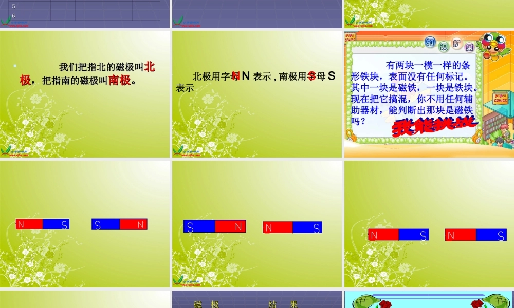 教科小学科学三下《4.3.磁铁的两极》PPT课件(2)【加微信公众号 jiaoxuewuyou 九折优惠 qq 1119139686】.ppt