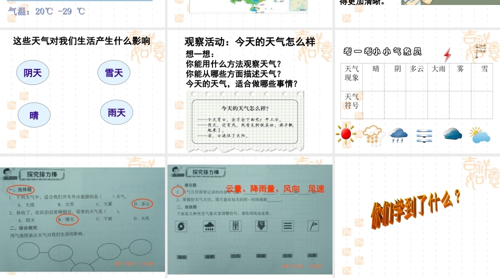 教科小学科学四上《1.1、我们关心天气》PPT课件(13)【加微信公众号 jiaoxuewuyou 九折优惠 qq 1119139686】.ppt