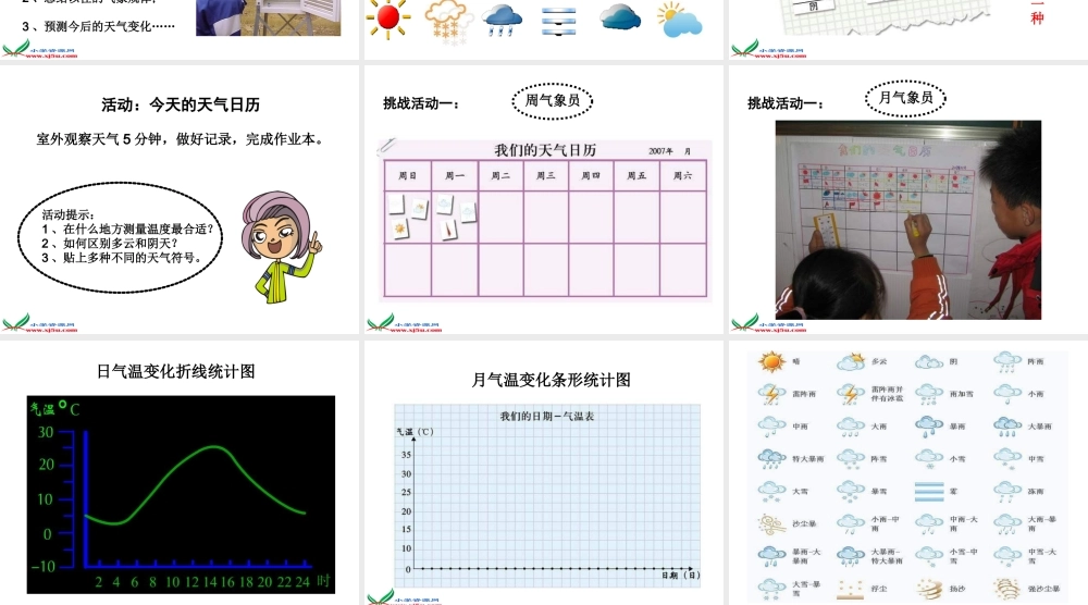 教科小学科学四上《1.2、天气日历》PPT课件(8)【加微信公众号 jiaoxuewuyou 九折优惠 qq 1119139686】.ppt