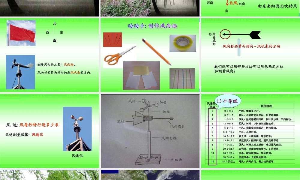 教科小学科学四上《1.4、风向和风速》PPT课件(3)【加微信公众号 jiaoxuewuyou 九折优惠 qq 1119139686】.ppt