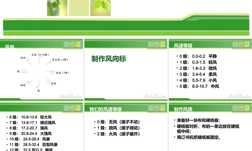 教科小学科学四上《1.4、风向和风速》PPT课件(13)【加微信公众号 jiaoxuewuyou 九折优惠 qq 1119139686】.ppt