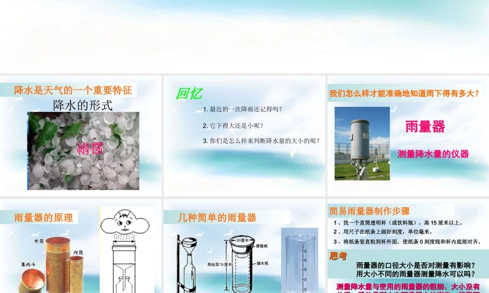 教科小学科学四上《1.5、降水量的测量》PPT课件(6)【加微信公众号 jiaoxuewuyou 九折优惠 qq 1119139686】.ppt