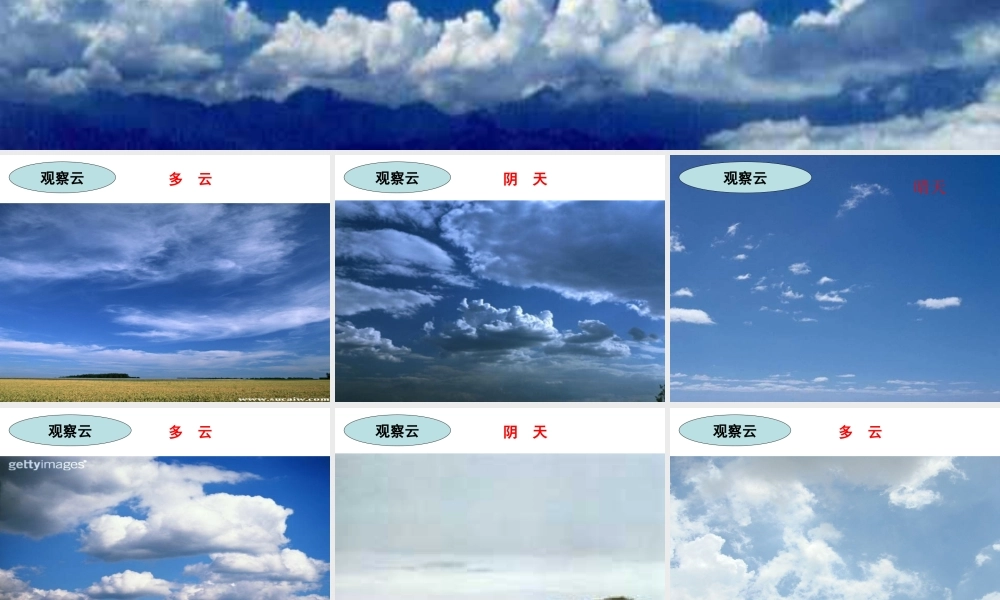 教科小学科学四上《1.6、云的观测》PPT课件(5)【加微信公众号 jiaoxuewuyou 九折优惠 qq 1119139686】.ppt